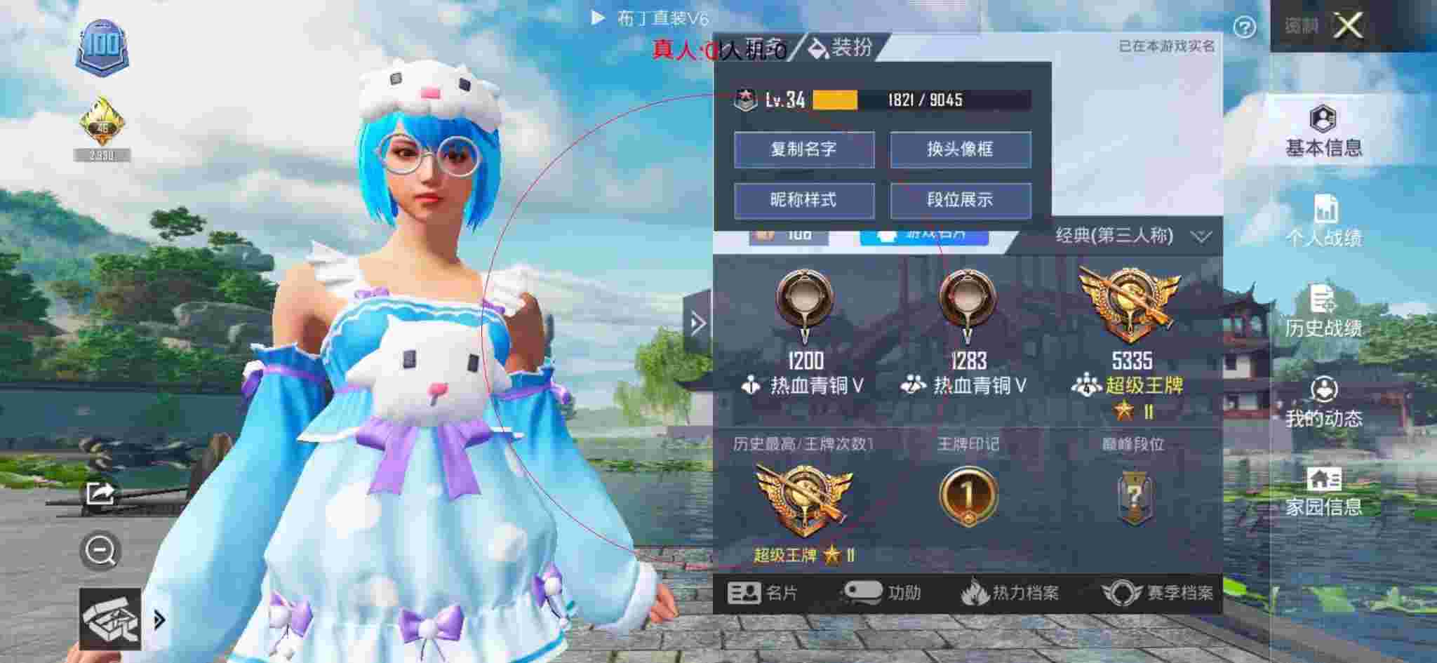 和平精英布丁直装透视 - 和平辅助店卡座隔断效果图辅助预览图